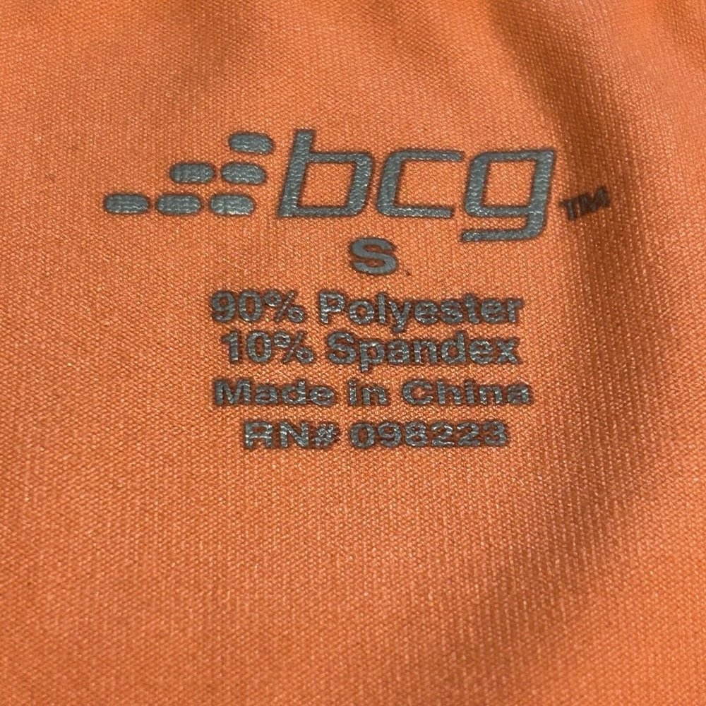 BCG Size S Womens Tank Top V-Neck Coral Stretch Active Running Yoga - Picture 2 of 9